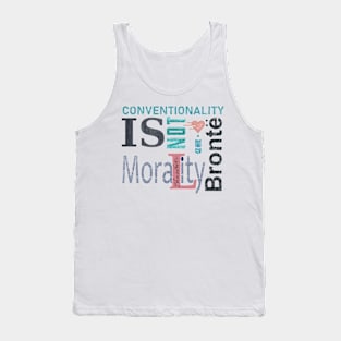 Letterpress Charlotte Bronte Quote 1 Tank Top